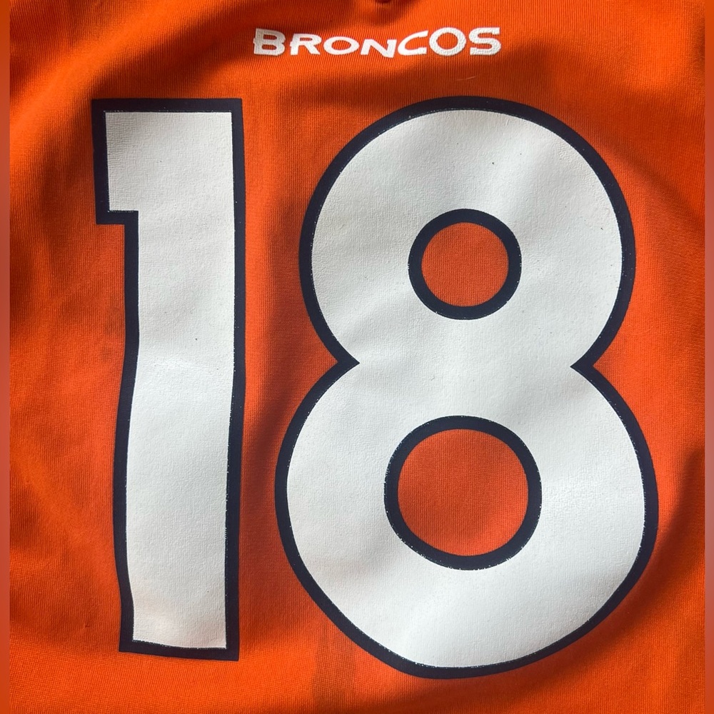 Peyton Manning Denver Broncos Nike On Field Youth Football Jersey - Picture 4 of 11